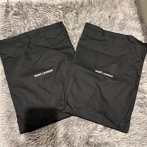 New!!! YSL SAINT LAURENT Shoes dust bags (2 bags)